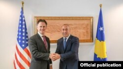 Kryeministri i Kosovës, Ramush Haradinaj në takim me Koordinatorin kundër terrorizmit në Departamentin amerikan të Shtetit, Nathan A. Sales.