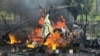 Все, що залишилося від заповненої людьми маршрутки у Краматорську, по якій вдарила Росія. Частини тіл розкидало по дорозі. 8 жовтня 2026 року