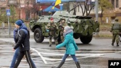 Donetsk regionynyň Mariupol şäheri, 29-njy noýabr, 2015