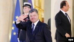 Петро Порошенко після зустрічі в Парижі, 2 жовтня 2015 року