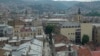 Crkve i džamije na panorami Sarajeva, ilustracija