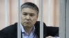 Kamchybek Kolbaev appears in court in Bishkek last month.