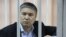 Kamchybek Kolbaev appears in court in Bishkek last month.