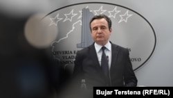 Kryeministri në detyrë i Kosovës, Albin Kurti. Fotografi nga arkivi. 