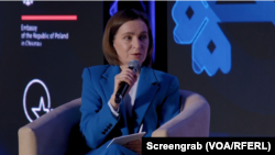 Președinta Maia Sandu, vorbind la Forumul de Securitate din Moldova (ediția a III-a), care se desfășoară la Chișinău în perioada 8-9 octombrie 2026