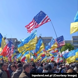 Акція проти корупції в Україні у Вроцлаві, Польща, 25 квітня 2026 року