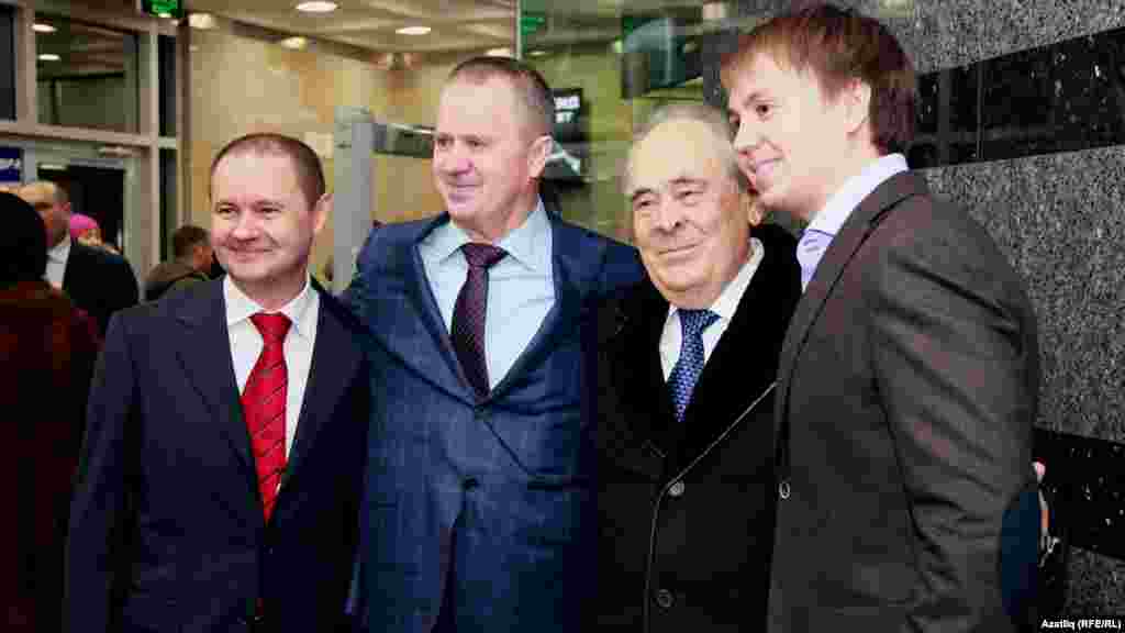 &quot;Татар җыры 2014&quot; фестиваленең оештыручылары һәм мөхтәрәм кунаклар: Камил белән Марат Гәрәевләр һәм Миңтимер Шәймиев