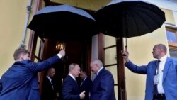 Одна из последних встреч Владимира Путина и Александра Лукашенко