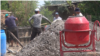 Kyrgyzstan - people rebuilding houses in Internatsional, near the border with Tajikistan - screen grab