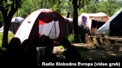 Një kamp migrantësh në Kroaci. Maj 2021.