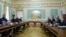 Президент України Володимир Зеленський, Джаред Кушнер, спеціальний посланник США Стів Віткофф, представники Великої Британії, Франції та Німеччини беруть участь у зустрічі в Києві, Україна, 6 вересня 2026 року