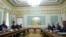 Президент України Володимир Зеленський, Джаред Кушнер, спеціальний посланник США Стів Віткофф, представники Великої Британії, Франції та Німеччини беруть участь у зустрічі в Києві, Україна, 6 вересня 2026 року