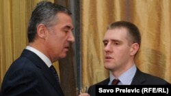 Milo Đukanović i Igor Lukšić, bivši i sadašnji premijer Crne Gore, 2011.