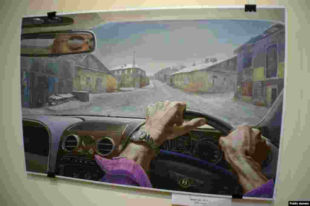 Русиядә Бентли йөртүче .