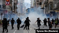 Foto arkiv nga protestat pro-demokracisë në Hong Kong. 