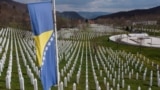 Memorijalni centar Srebrenica-Potočari u kojem su ukopane žrtve genocida, 16. 4. 2021.