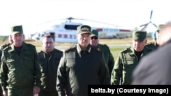 Аляксандар Лукашэнка 11 верасьня 2026 году наведаў вайсковы палігон у Баранавіцкім раёне Берасьцейскай вобласьці