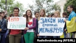 Студенти НУБіП пікетували Кабмін через зміну ректора