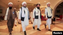 آرشیف، شماری از مقام‌های ارشد گروه طالبان در قطر