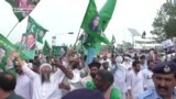 Ex-PM Sharif Departs Islamabad With Rousing Sendoff