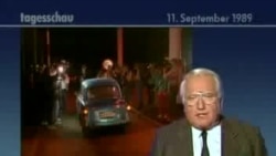 Deschiderea frontierei dintre Austria și Ungaria văzută de televiziunea vest germană în 1989