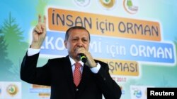 Recep Tayyip Erdogan na skupu u Ankari, 21. ožujka 2017.