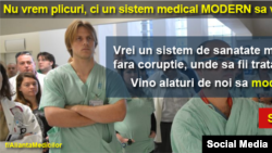 Detaliu din fotografia de fundal al grupului de dezbateri pe Facebook „Alianța medicilor”