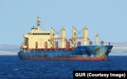 The vessel Zafar, which was allegedly used to smuggle stolen Ukrainian grain.