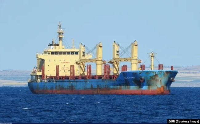 Anija Zafar, e cila dyshohet se është përdorur për të kontrabanduar drithëra të vjedhura ukrainase.