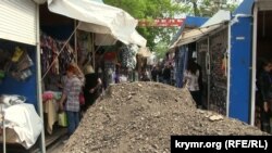 Вещевой рынок на улице Козлова 