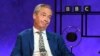 Nigel Farage gjatë intervistës për transmetuesin britanik, BBC.