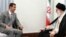 Iranian Supreme Leader Ayatollah Ali Khamenei (right) met with Syrian President Bashar al-Assad last month.