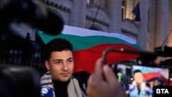 Протест срещу и.ф. главен прокурор Борислав Сарафов се проведе пред Съдебната палата на 10 март.