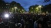 Armenia - Opposition supporters occupy France Square in Yerevan, 13 April 2018.