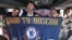 Chelsea fans arrive in Moscow