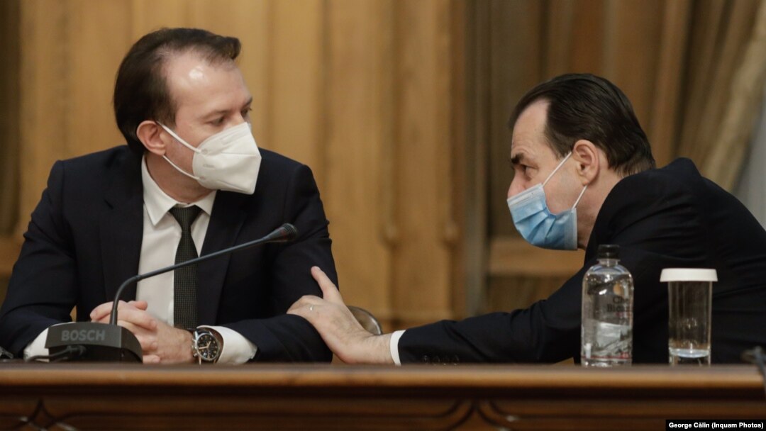 Premierul Florin Cîțu și șeful PNL Ludovic Orban se vor confrunta cel mai probabil în alegerile interne din partid.