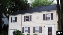 The house in Montclair, New Jersey, where Richard and Cynthia Murphy were arrested by the FBI. Eight others were also charged in connection with an alleged Russia spy ring.