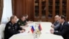 Russia - Deputy Defense Minister Anatoly Antonov (L) meets with his Armenian counterpart Davit Tonoyan in Moscow, 14Jun2016.