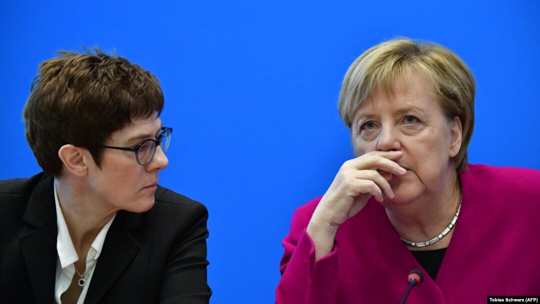 Njemačka kancelarka Angela Merkel i Annegret Kramp-Karrenbauer 