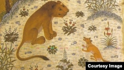 "Kelileh we Demnehh" manuskriptiniň nusgasy.