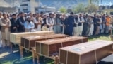 د خیبر پښتونخوا په کاټلنګ سیمه کې په ډرون برید کې د وژل شويو کسانو د جنازې مراسم - د ۲۰۲۵ز کال د مارچ ۲۹مې انځور
