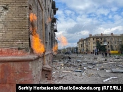 Краматорск пасьля сёньняшняй атакі