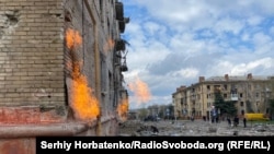 După un atac rusesc la Kramatorsk, regiunea Donețk, 11 aprilie 2026