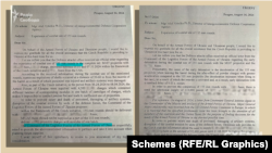 Листи від невідомих відправників про нібито несправність снарядів до Алеша Витечки – очільника Міжурядового агентства оборонного співробітництва (AMOS)