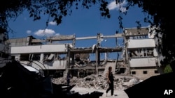 Разрушение в Харькове в результате российской агрессии