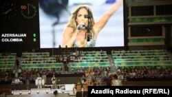 Azerbaijan -- American pop diva Jennifer Lopez performs at the opening ceremony of the FIFA U-17 Women's World Cup in Baku, 22Sep2012