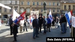 Jedan od prosvjeda ratnih veterana u zagrebu, ilustrativna fotografija