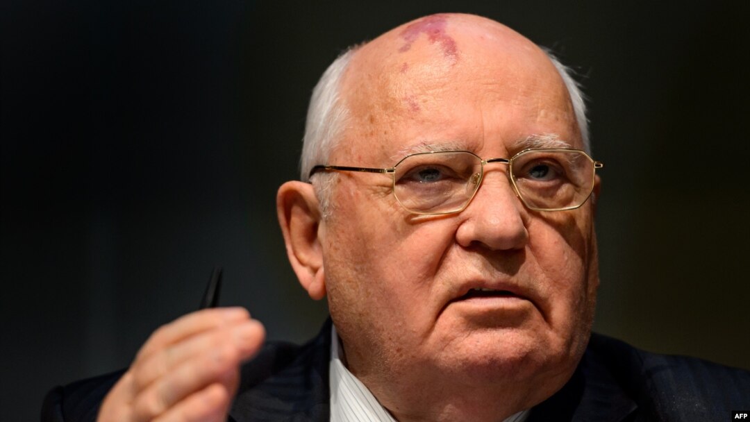 Former Soviet leader Mikhail Gorbachev (file photo)