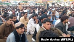 Pakistanyň Kwetta şäherinde müňlerçe adam protest geçirýär.
