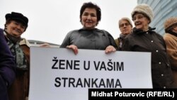 Mirni protest žena u Sarajevu